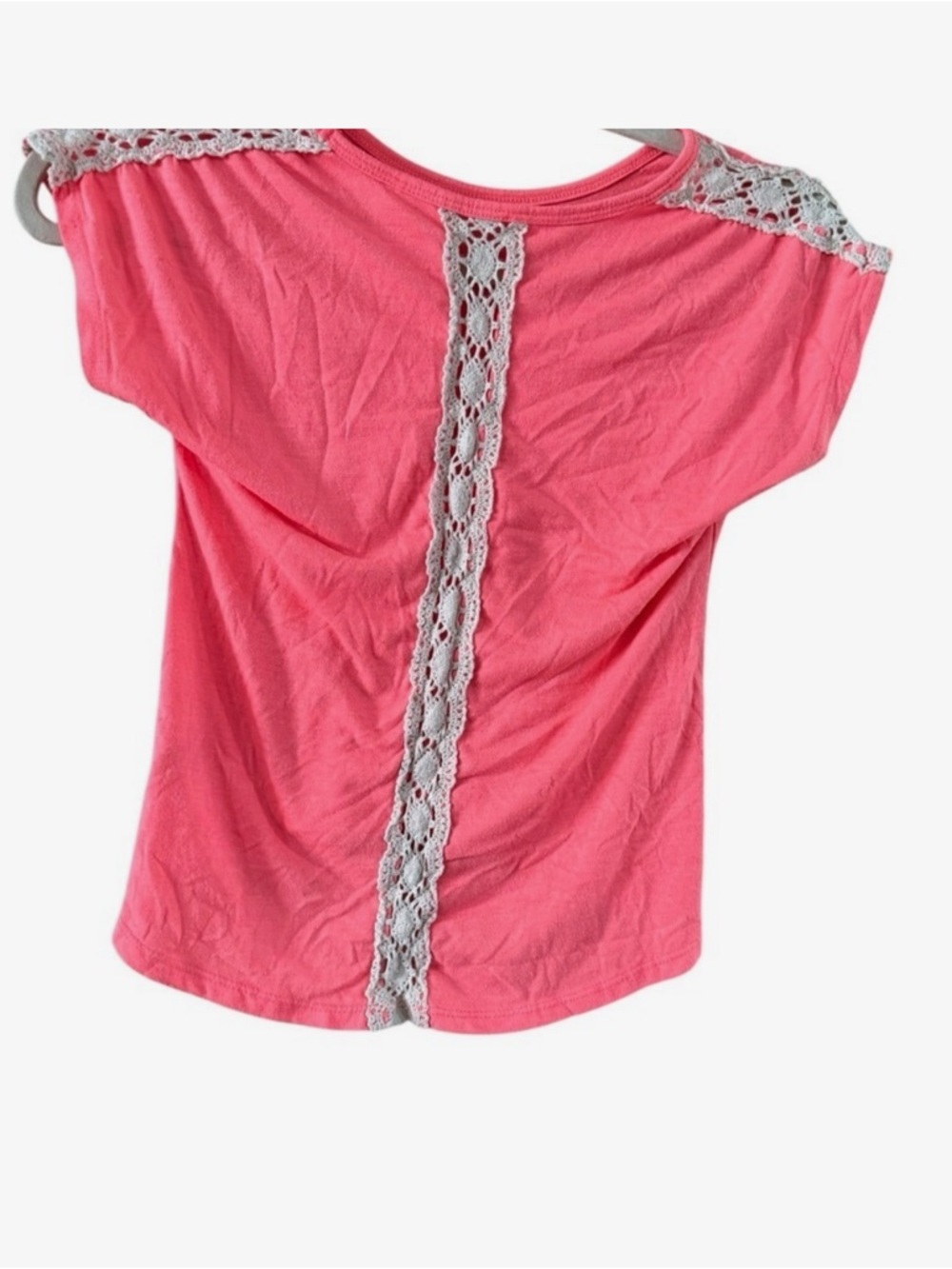 Beautees Coral Heart Graphic Crop Tank - Picture 3 of 9